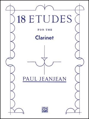 Alfred Publishing - 18 Etudes - Jeanjean - Clarinet - Book