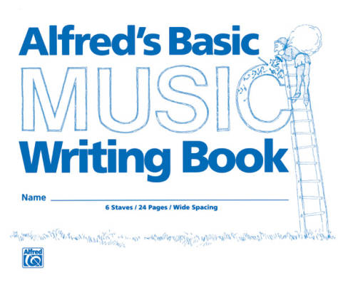 Alfred\'s Basic Music Writing Book - 6 Stave/Wide Spacing