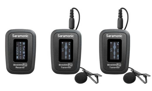 Blink 500 Pro B2 Dual-Channel Wireless Microphone System - Black