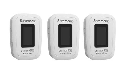 Saramonic - Blink 500 Pro B2 Dual-Channel Wireless Microphone System - White