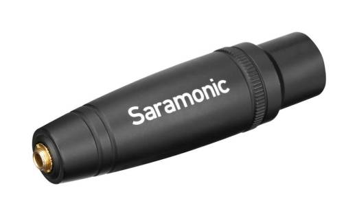 Saramonic - C-XLR+ 3.5mm TRS Female to XLR Male Adapter with Phantom Power Converter