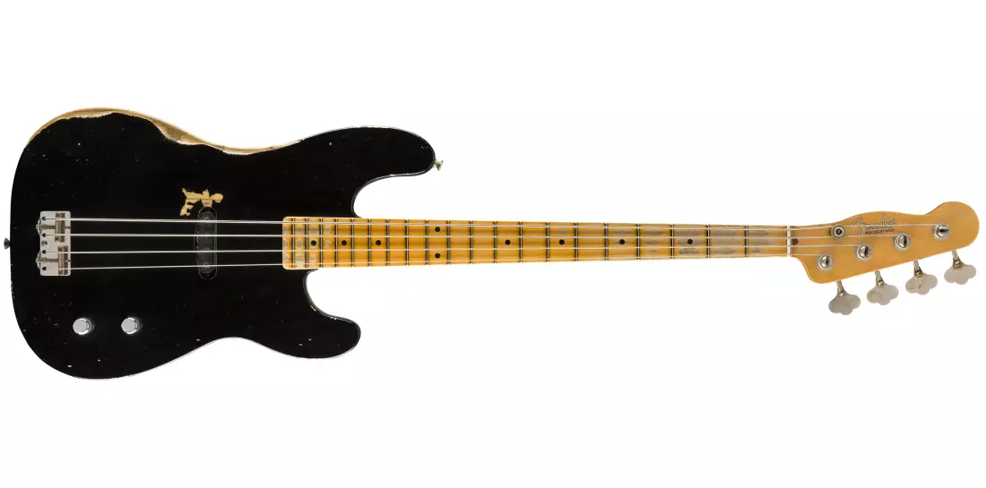 Dusty Hill Signature P Bass Guitar - Black