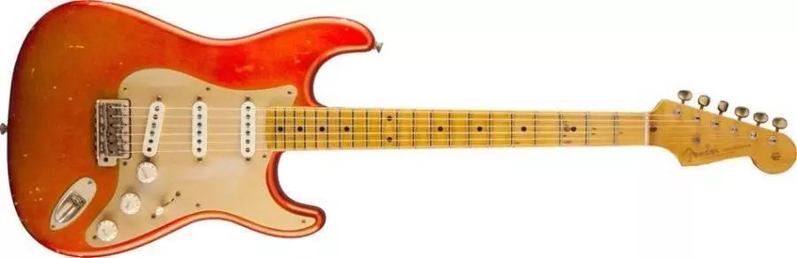 1956 Relic Stratocaster Guitar - Candy Tangerine