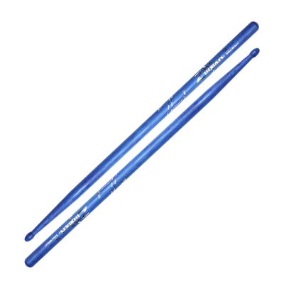 Zildjian - 5A Wood Tip Sticks - Blue Finish