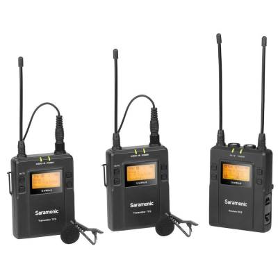 Saramonic - UwMic9 Wireless Lavalier Microphone System - Two Transmitters