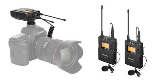 UwMic9 Wireless Lavalier Microphone System - Two Transmitters