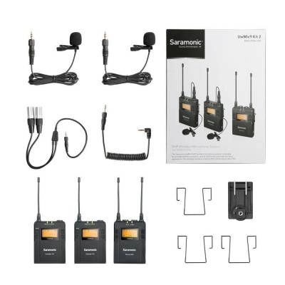 UwMic9 Wireless Lavalier Microphone System - Two Transmitters