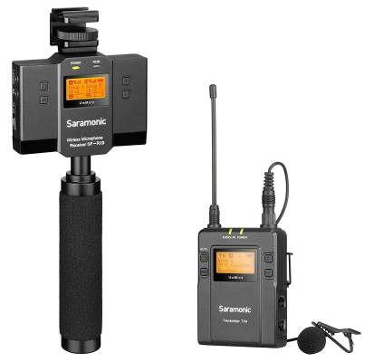 Saramonic - UwMic9 Wireless Lavalier Microphone System with Audio Mixer - Single Transmitter