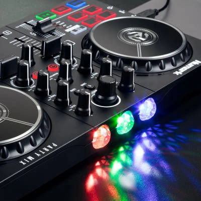 Party Mix II DJ Controller with Built-in Light Show