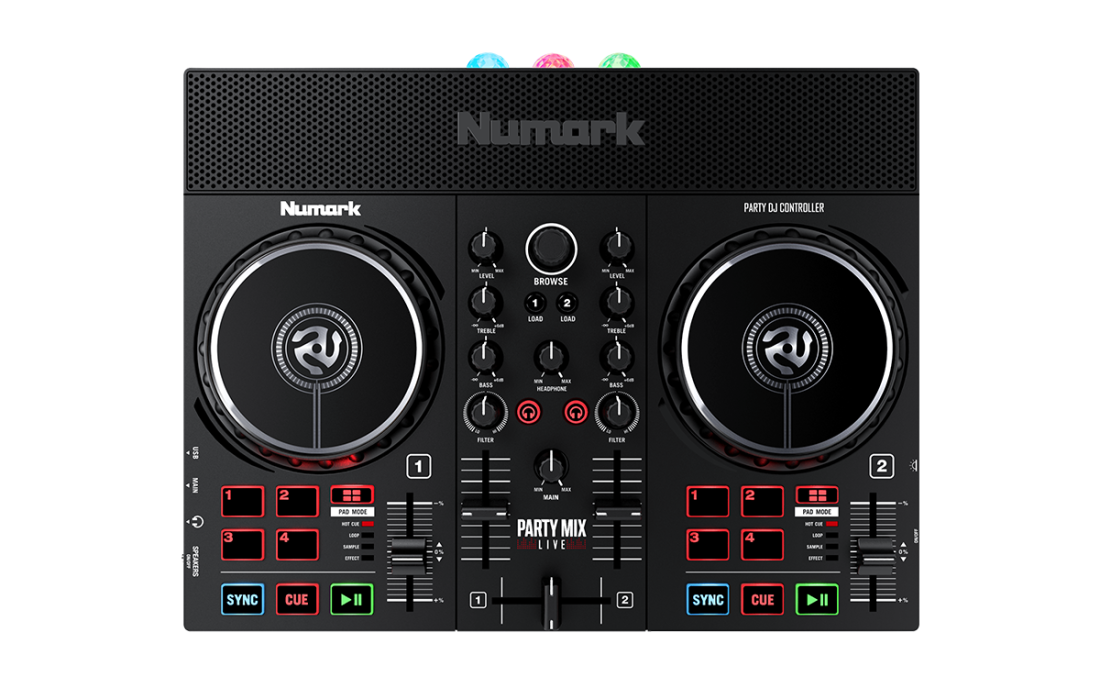 Numark Party Mix Live DJ Controller W/Built-in Lightshow