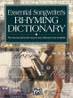 Alfred Publishing - Essential Songwriters Rhyming Dictionary - Mitchell - Book