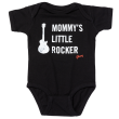 Gibson - Mommys Little Rocker Les Paul Onesie Black - 18/24 month