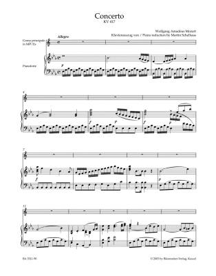 Concerto no. 2 in E-flat major K. 417 - Mozart - Horn/Piano Reduction - Sheet Music