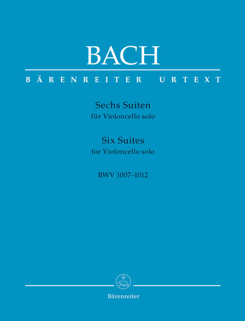 Six Suites for Violoncello solo BWV 1007-1012 - Bach/Talle - Cello - Book