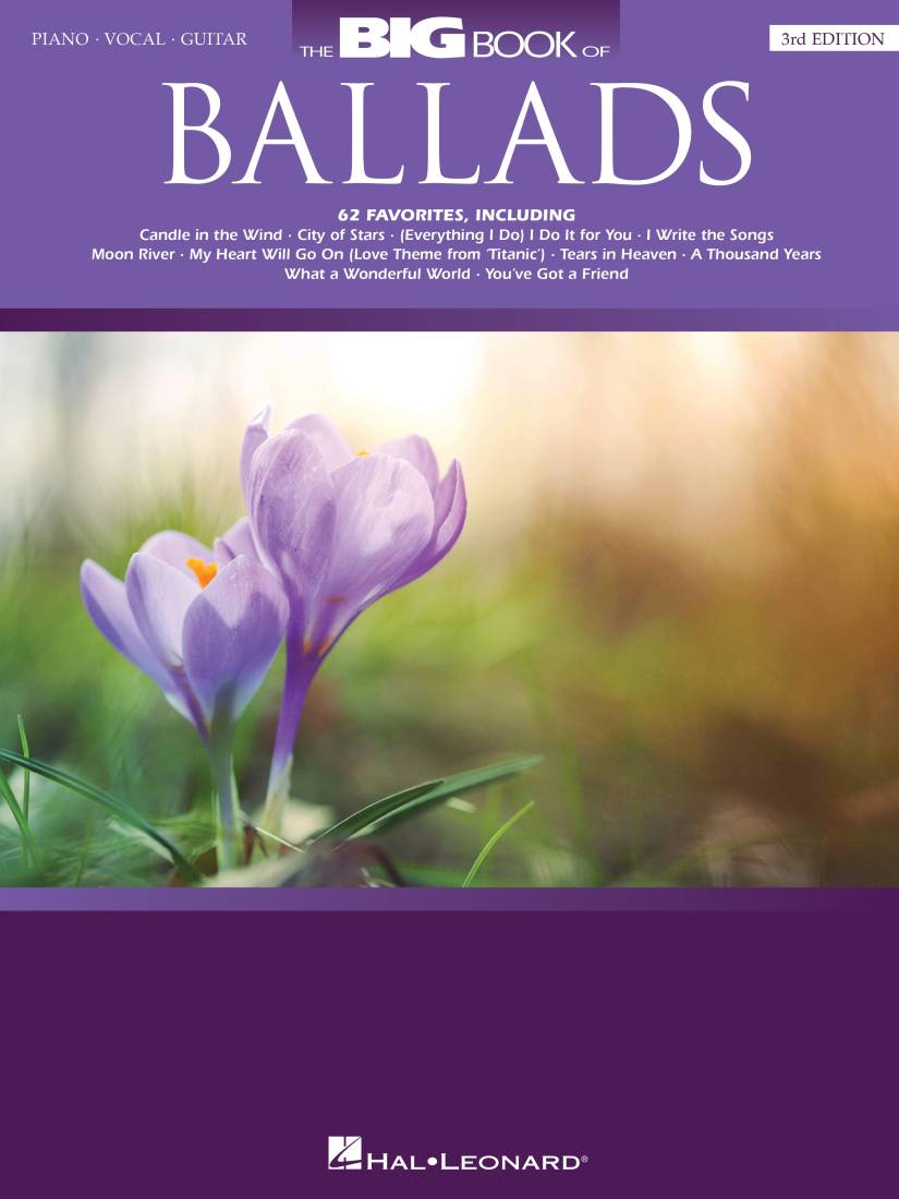 The Big Book of Ballads (3rd Edition) - Piano/Vocal/Guitar - Book