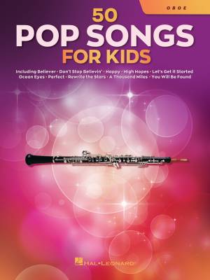 Hal Leonard - 50 Pop Songs for Kids - Oboe  - Book