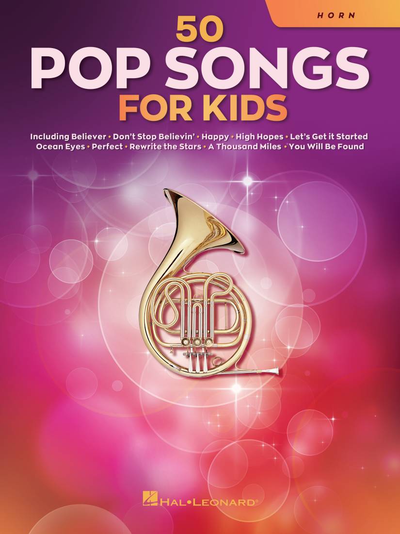 50 Pop Songs for Kids - Horn - Book