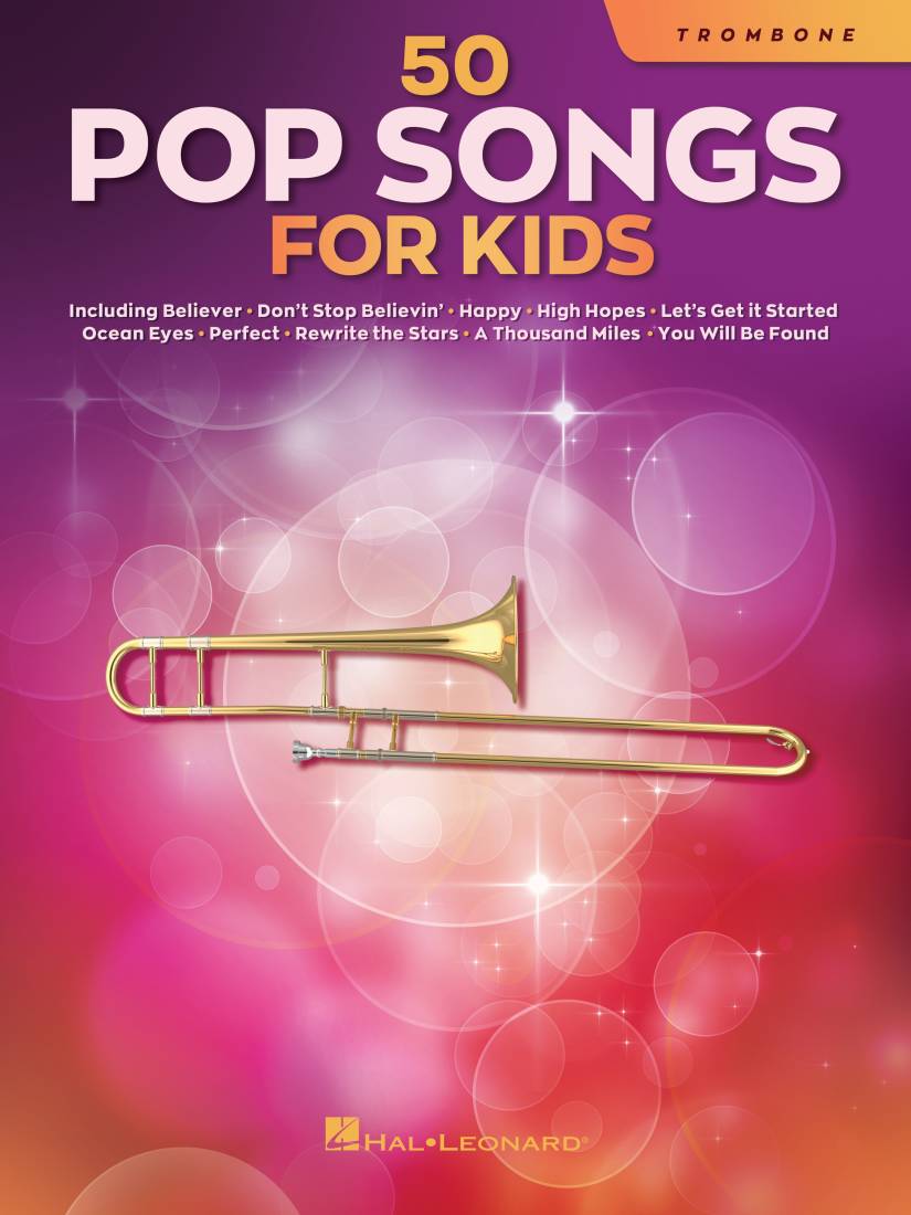50 Pop Songs for Kids - Trombone - Book
