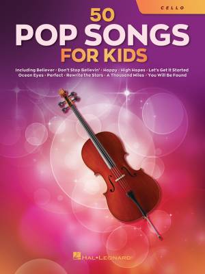 50 Pop Songs for Kids - Cello - Book