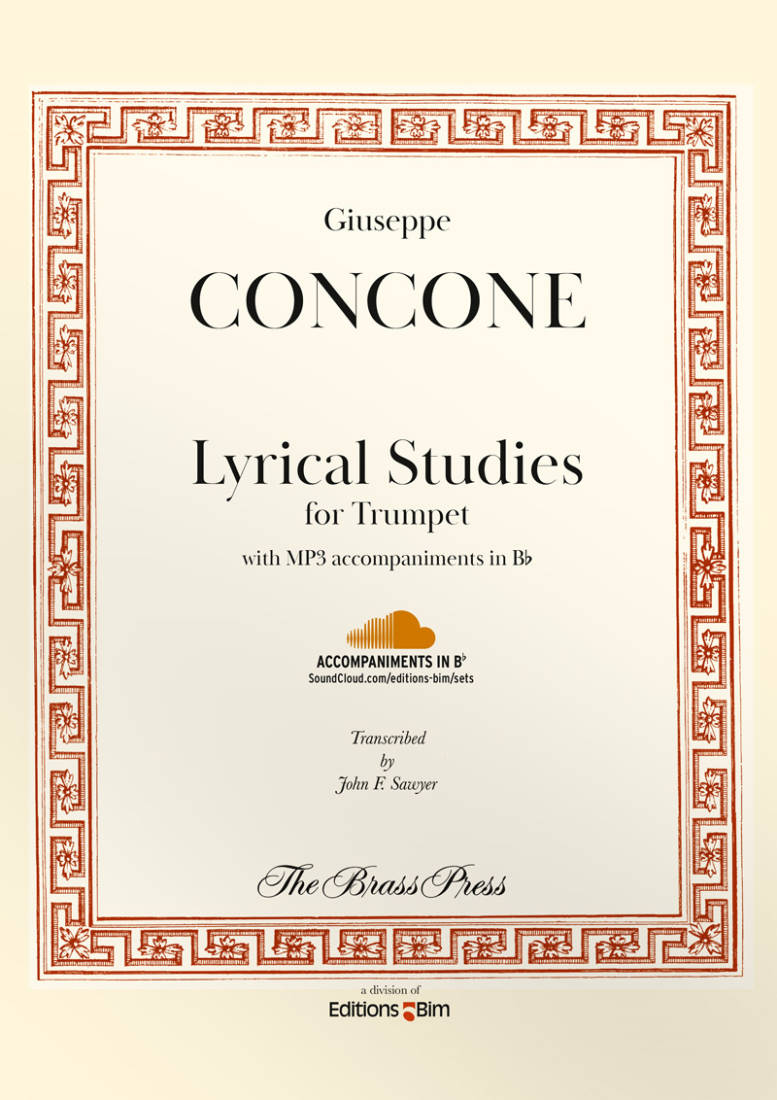 Lyrical Studies - Concone/Sawyer - Trompette - Book/Audio Online