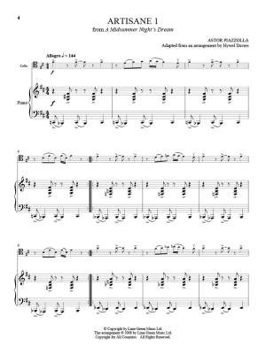 25 Piazzolla Tangos - Piazzolla - Cello/Piano - Book