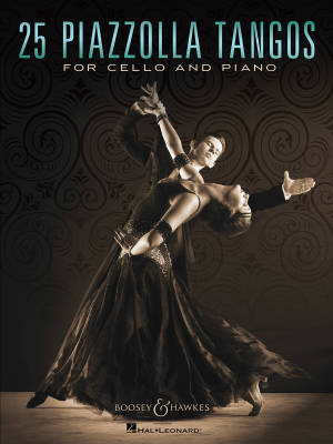 Boosey & Hawkes - 25 Piazzolla Tangos - Piazzolla - Cello/Piano - Book