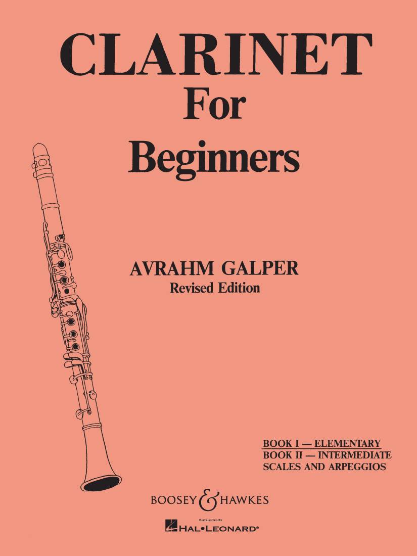 Clarinet for Beginners Book 1, Elementary - Galper - Clarinet - Book
