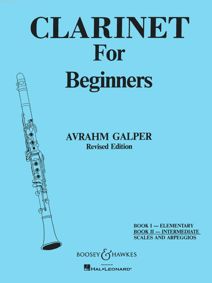 Clarinet for Beginners Book 2, Intermediate - Galper - Clarinet - Book