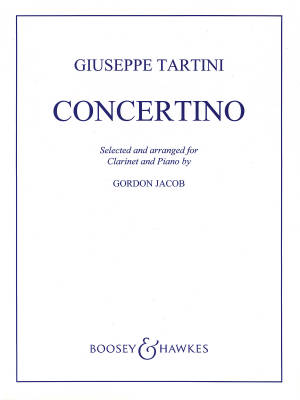 Boosey & Hawkes - Concertino in F - Tartini/Jacob - Clarinette/Piano - Partition
