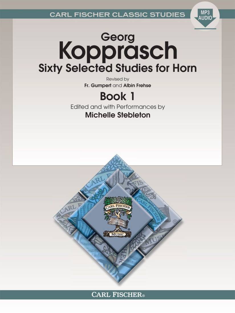 Sixty Selected Studies, Book 1 - Kopprasch/Stebleton - Cor en fa - Book/Audio Online