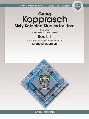 Sixty Selected Studies, Book 1 - Kopprasch/Stebleton - Horn in F - Book/Audio Online
