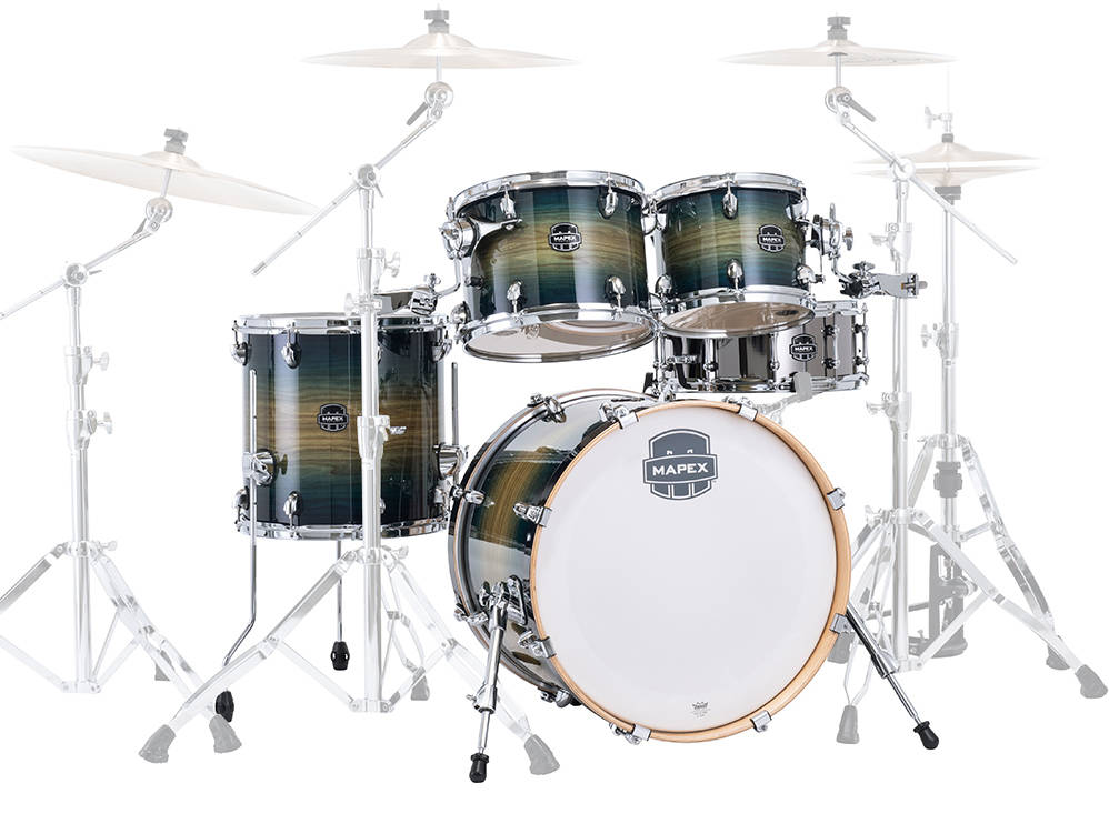 Armory Fusion 5-Piece Shell Pack (20,10,12,14,SD) - Rainforest Burst