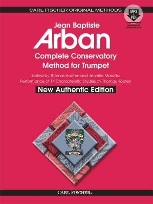 Carl Fischer - Complete Conservatory Method for Trumpet: New Authentic Edition - Arban/Marotta/Hooten - Trumpet - Book/Media Onine