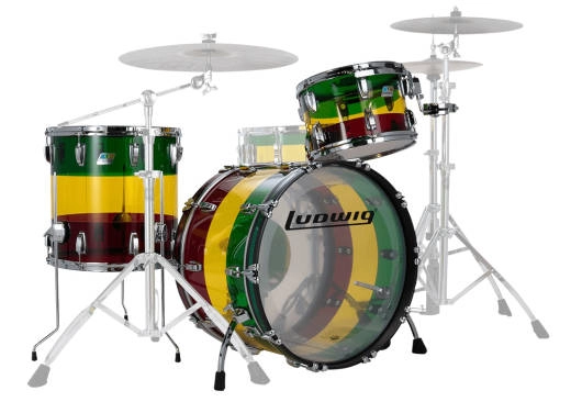 Vistalite Fab 3-Piece Shell Pack (22,13,16) - Island Sunset