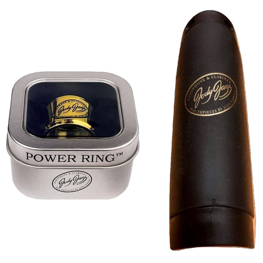 HRA1 Power Ring Alto Saxophone Ligature Gold Plated with Cap
