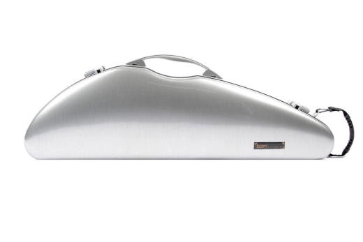 Bam Cases - La Defence Hightech Slim Violin Case - Brushed Aluminum