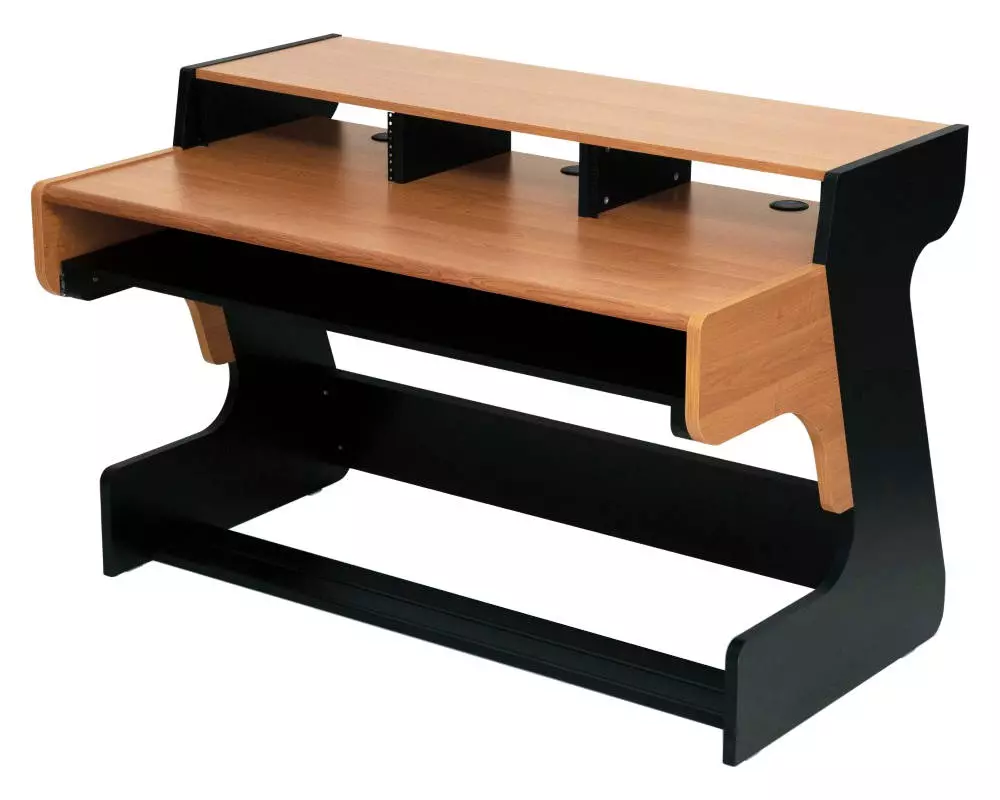 Miza 88 Flex Workstation Desk - Cherry Black