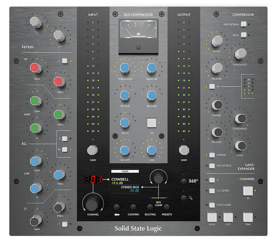 UC1 Channel Strip and Bus Compressor Controller