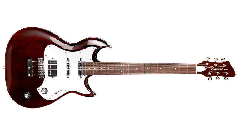 Richmond Belmont Electric Guitar w/Bag - Burgundy