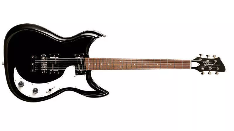 Richmond Dorchester Electric Guitar w/Bag - Black (Rosewood Neck)