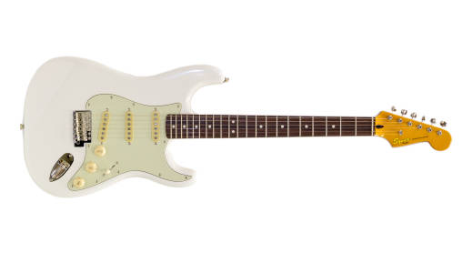 FSR Classic Vibe 60\'s Strat - Olympic White w/Mint Pickguard