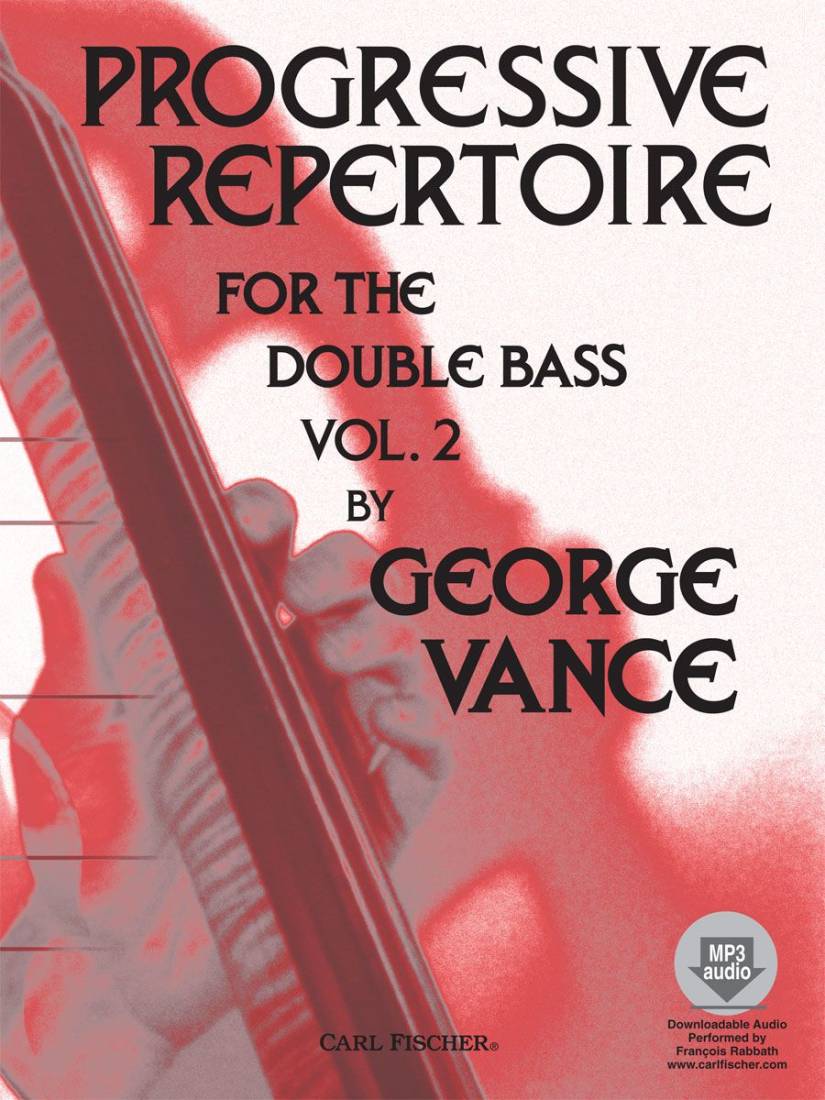 Progressive Repertoire for the Double Bass, Volume 2 - Vance - Double Bass - Book/Audio Online