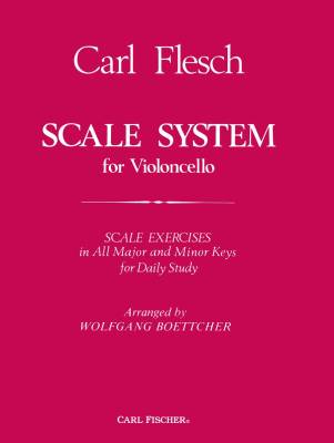 Carl Fischer - Scale System for Violoncello - Flesch/Boettcher - Cello - Book