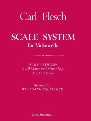 Carl Fischer - Scale System for Violoncello - Flesch/Boettcher - Cello - Book