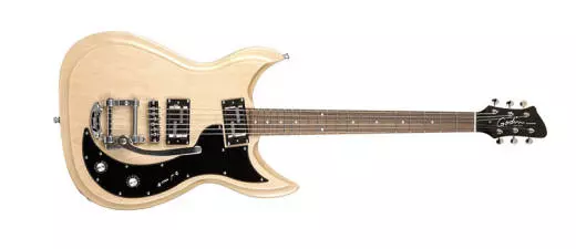 Richmond Dorchester Electric Guitar w/Bigsby &Bag - Natural