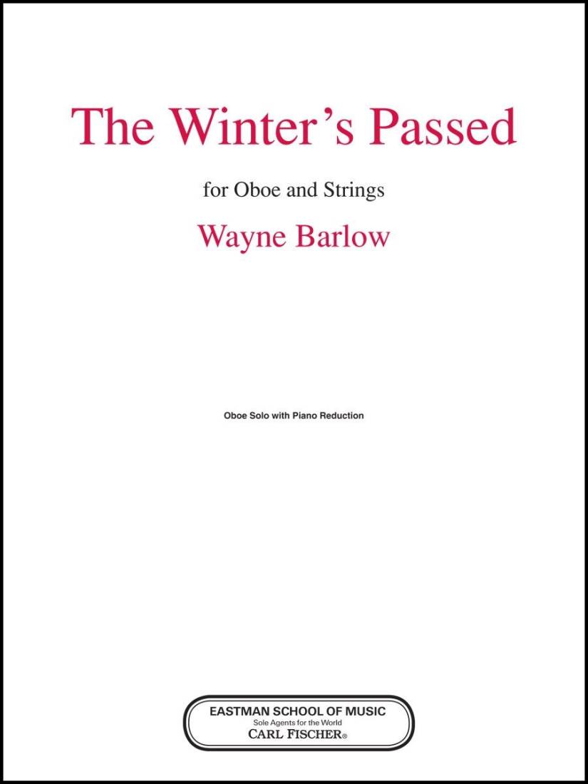 The Winter\'s Passed - Barlow - Oboe/Piano - Sheet Music
