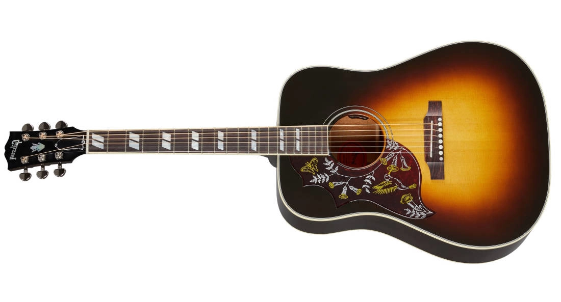 Hummingbird Standard Acoustic/Electric Guitar with Hardshell Case - Vintage Sunburst (Left Handed)