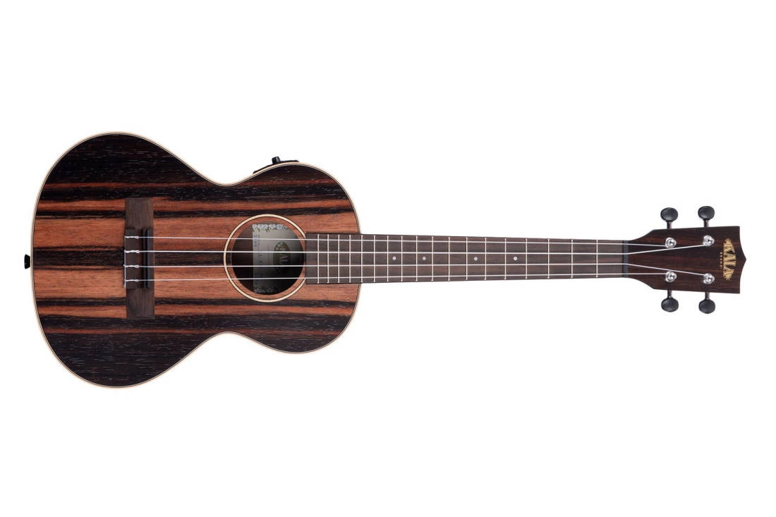 Striped Ebony Tenor Ukulele w/Electronics