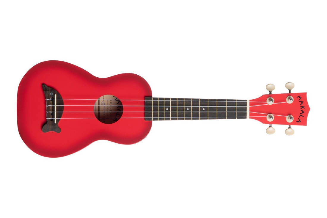 Dolphin Soprano Ukulele - Red Burst