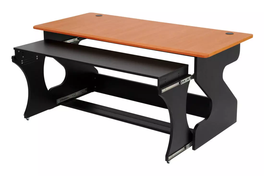 Miza Z Flex Studio Desk - Cherry Black